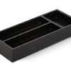 Ipala Tray resin rectangular – Black