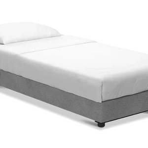 Mauro færanlegt upprétt rúm með box gormadýnu Grátt